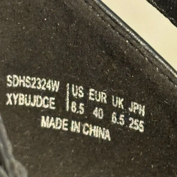 Dream Pair Ankle Strap High Chunky Block Heel Platform Pump Shoes Size 8.5 Black - Picture 11 of 12